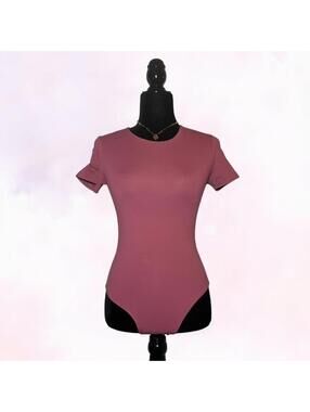 Babaton Pink Bodysuit Aritzia Minimalist Chic Size S